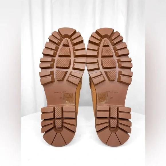 Free People Lyra Lug Sole Loafer • Tan Brown • NWOB - Picture 5 of 10